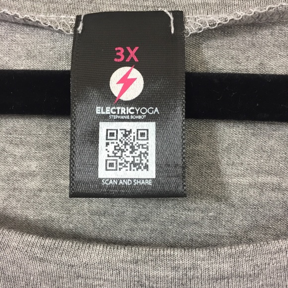 Electric Yoga Plus Tank With a Fling 2X 3X - Picture 8 of 8